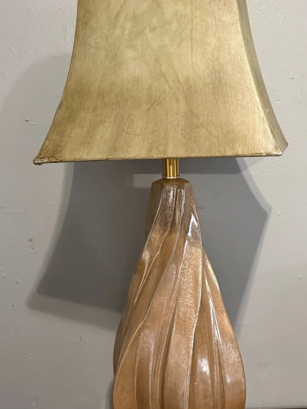 Mid 20th Century Bronze Glaze Lamp